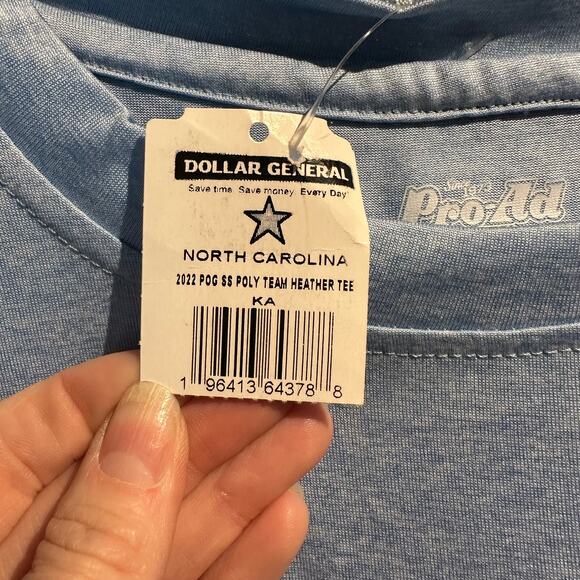 Carolina Tar Heels NWT Small Unisex Poly T  North Carolina ACC Football Gameday - Picture 6 of 6